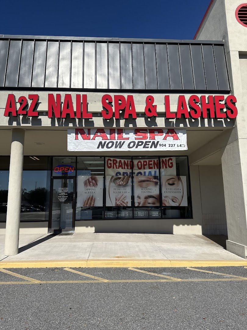 Bright salon interior with nail tables.